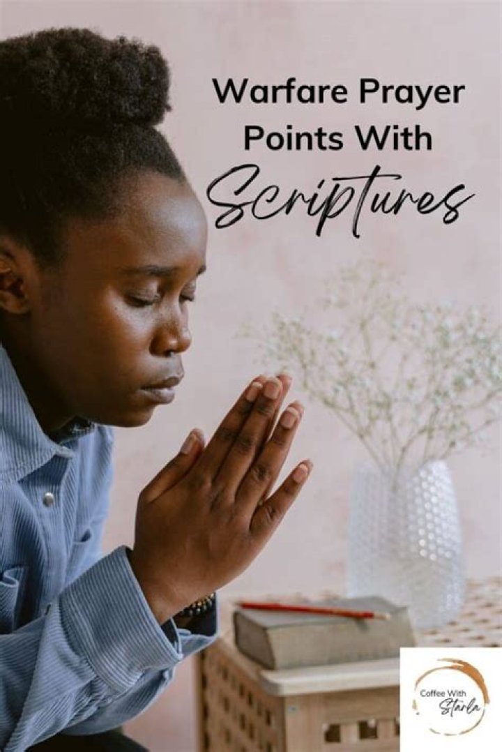 20 Warfare Prayer Points With Scriptures PDF Coffee With Starla