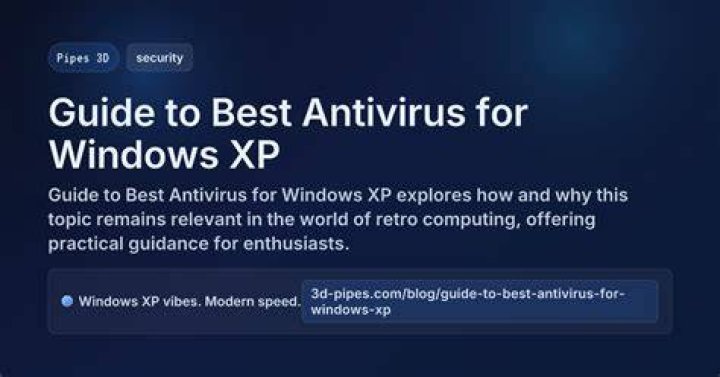 3 best antivirus applications for Windows XP SP2