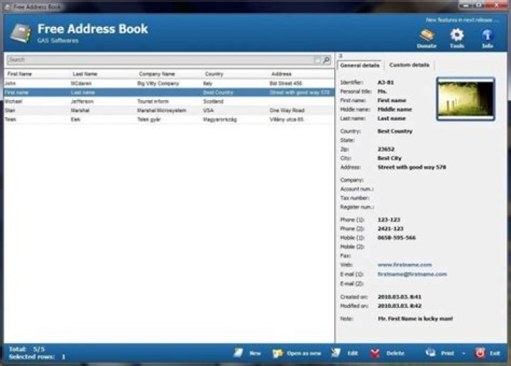 📞 5 best address book software for PC and MAC