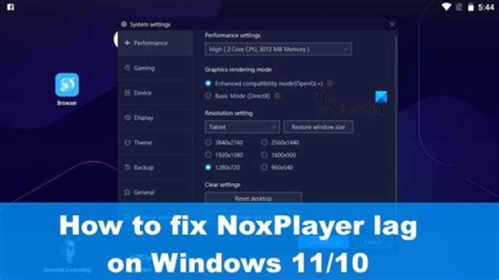 5 ways to fix NoxPlayer lag issues that really work