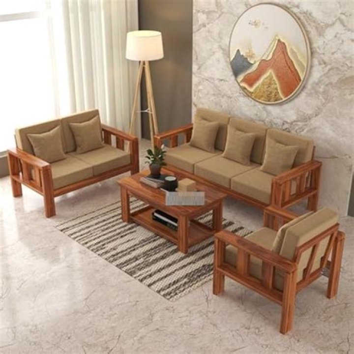 5-seat wooden sofa 5-seat wooden sofa