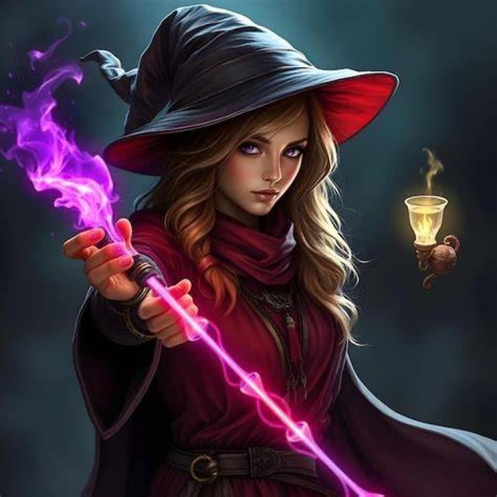 A female wizard A female wizard