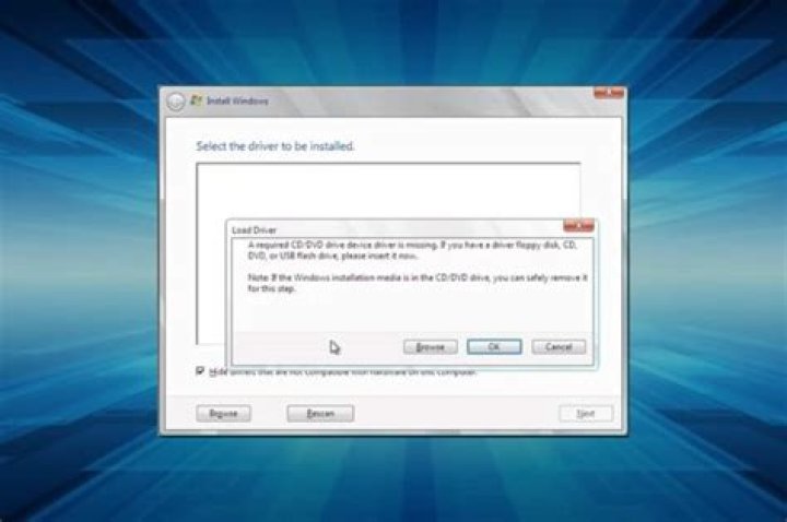 A media driver is missing when installing Windows 10/11