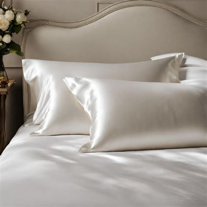 A silk pillowcase