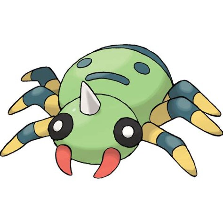 A Spinarak with a sad expression