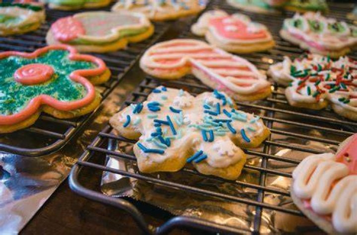 A variety of assorted designed cookies. A variety of assorted designed cookies.