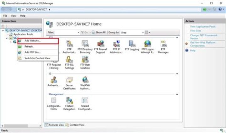 add FTP site