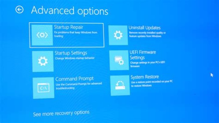 Advanced options