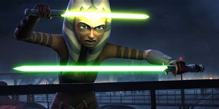 Ahsoka holds her two lightsabers in The Mandalorian - disney plus release schedule