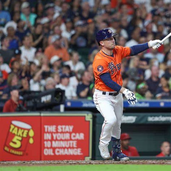 Alex Bregman hitting a home run Alex Bregman hitting a home run