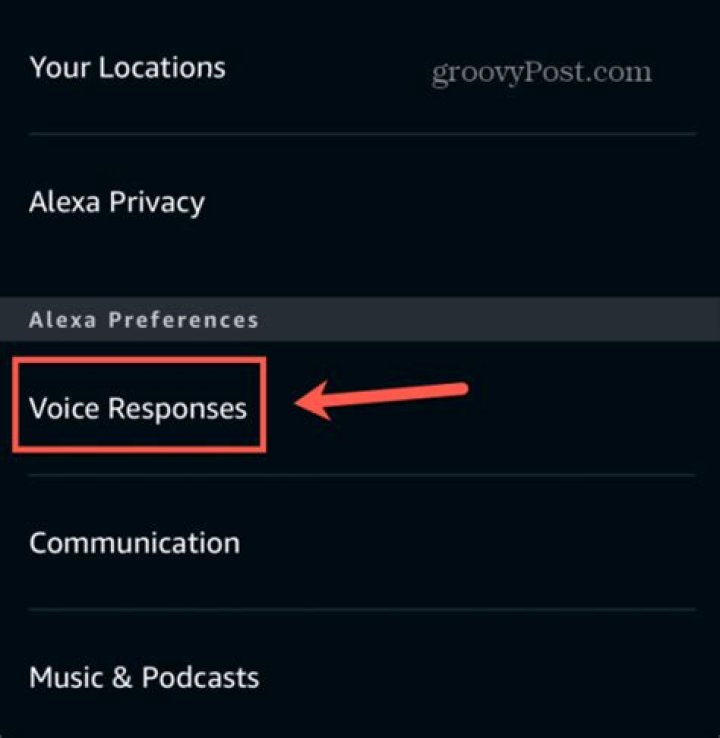 alexa preferences under alexa settings