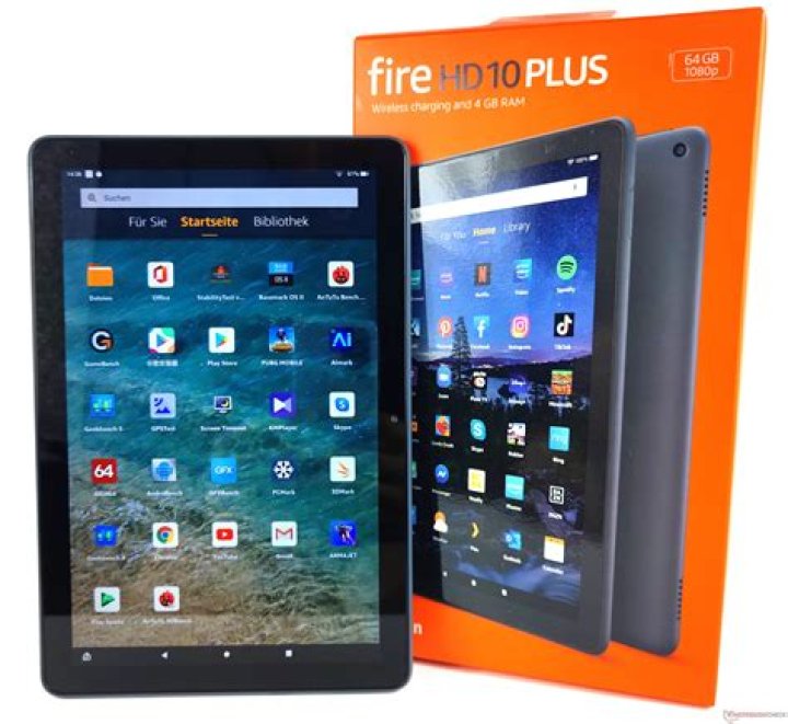 Amazon Fire HD 10 Plus screen Amazon Fire HD 10 Plus screen
