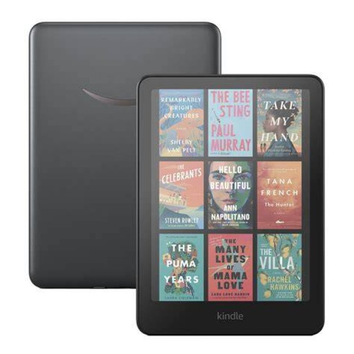 Amazon Kindle Oasis on a table Amazon Kindle Oasis on a table