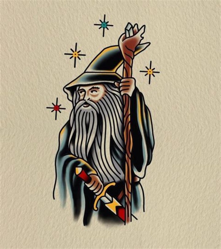 An old school wizard An old school wizard