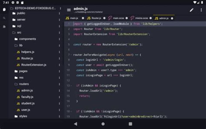 Android code