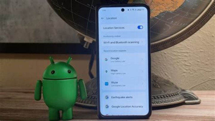 android device manager location screen
