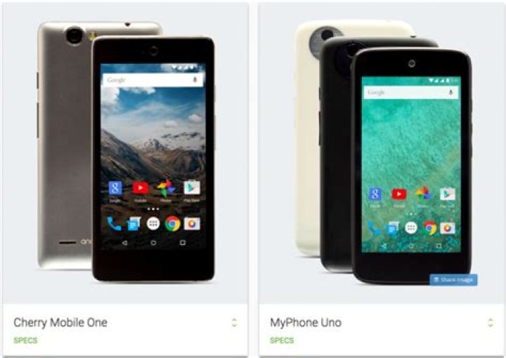 Android One Philippines Cherry One MyPhone Uno Android One Philippines Cherry One MyPhone Uno