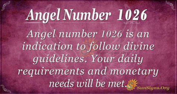 angel number 1026