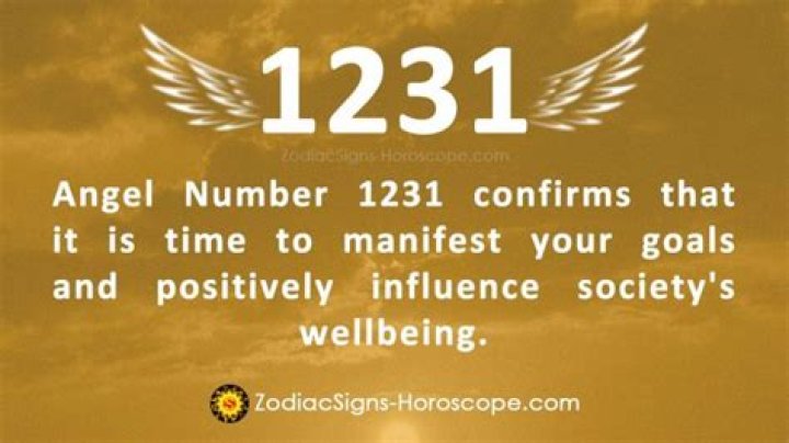 angel number 1231