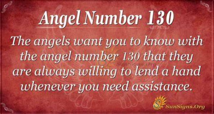 angel number 130