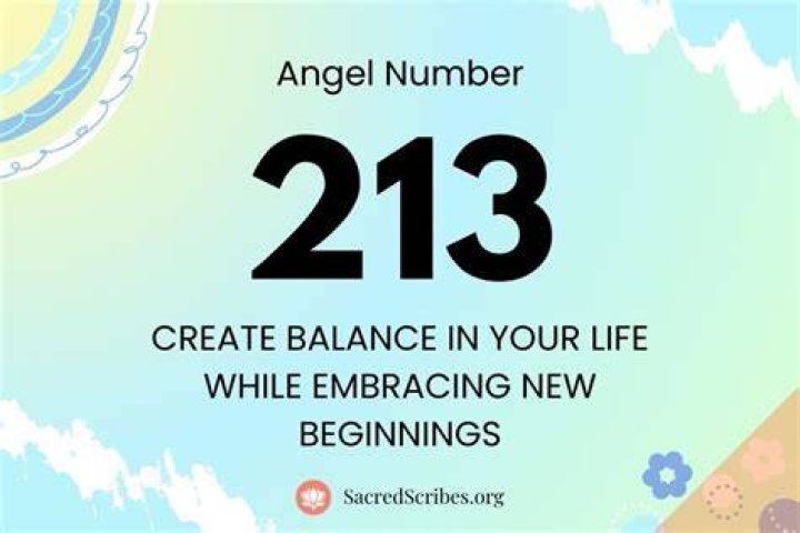 angel number 213