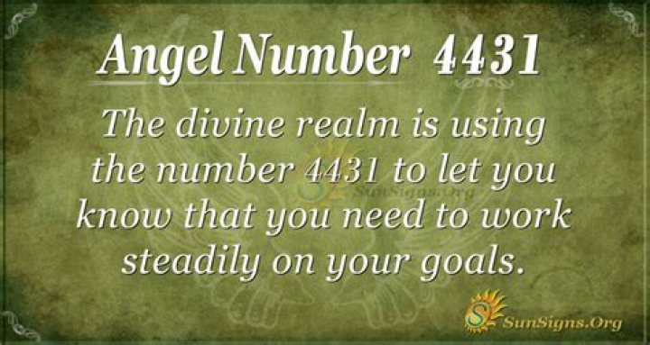 Angel Number 4431