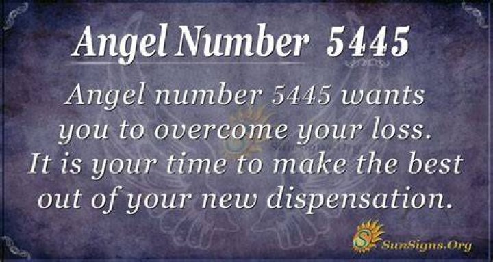 angel number 5445