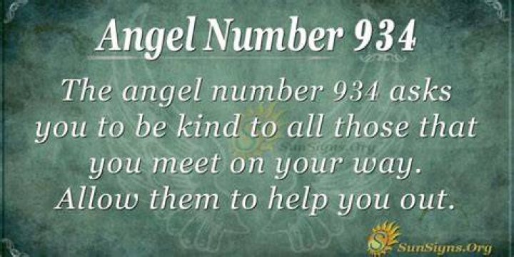 angel number 934