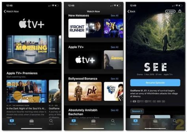 Apple TV Plus On iPhone