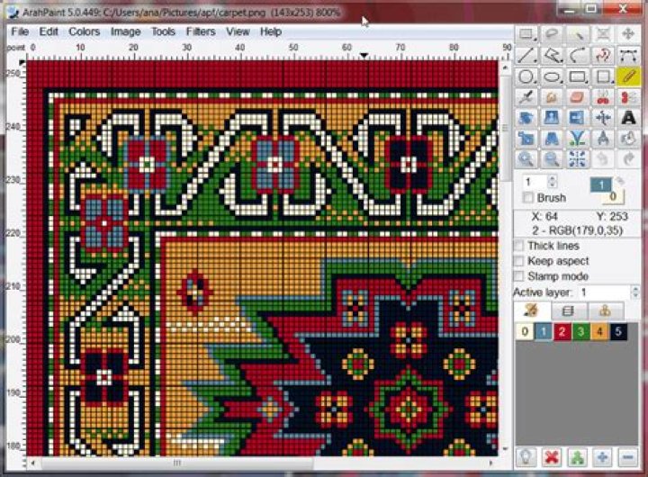 ArahPaint4 - jacquard design software