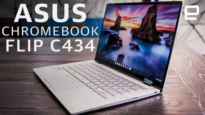Asus Chromebook Flip C434 left close up Asus Chromebook Flip C434 left close up