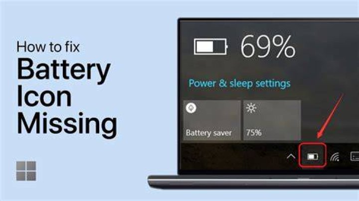 Battery icon missing Windows 7