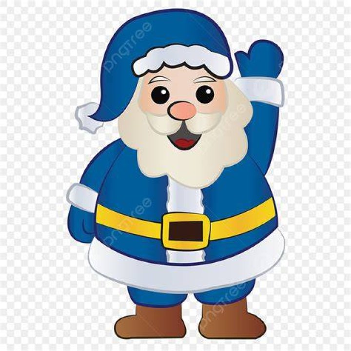 Blue Santa Claus?