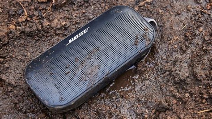Bose SoundLink Flex black dirt mud bluetooth speaker Bose SoundLink Flex black dirt mud bluetooth speaker
