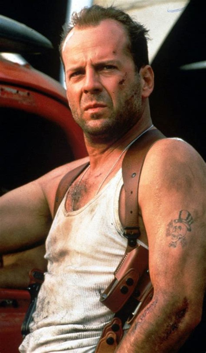 Bruce Willis as John McClane from Die Hard