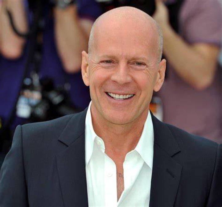 Bruce Willis on the red carpet