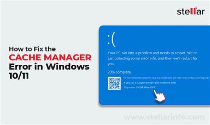 CACHE MANAGER Windows 10 error