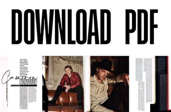 Cameron Monaghan 1883 Magazine