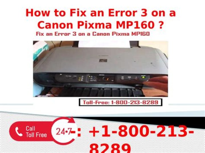 Canon PIXMA MP160 error 5