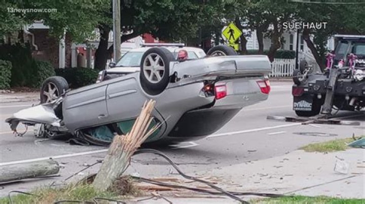 Car Flips On Route 73 In Evesham (Developing)