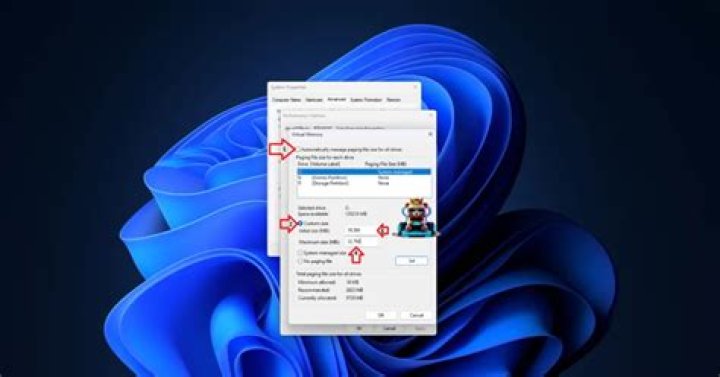 Change maximum memory to fix windows 11 not using all ram