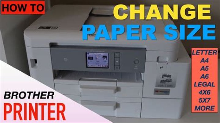 change paper size printer that prints blurry