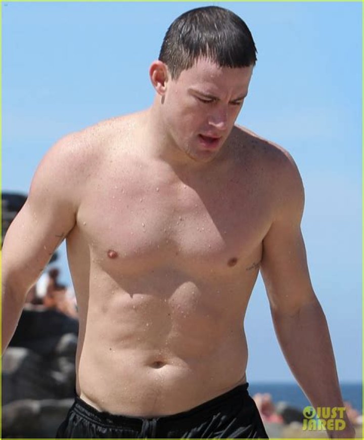 Channing Tatum on the Beach With His Baby POPSUGAR Celebrity