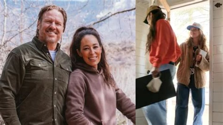 Chip and Joanna Gaines talking to the camera