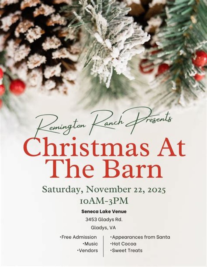 Christmas At The Barn at Seneca Lake Venue