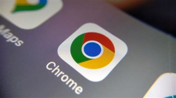 Chrome icon on smartphone 1