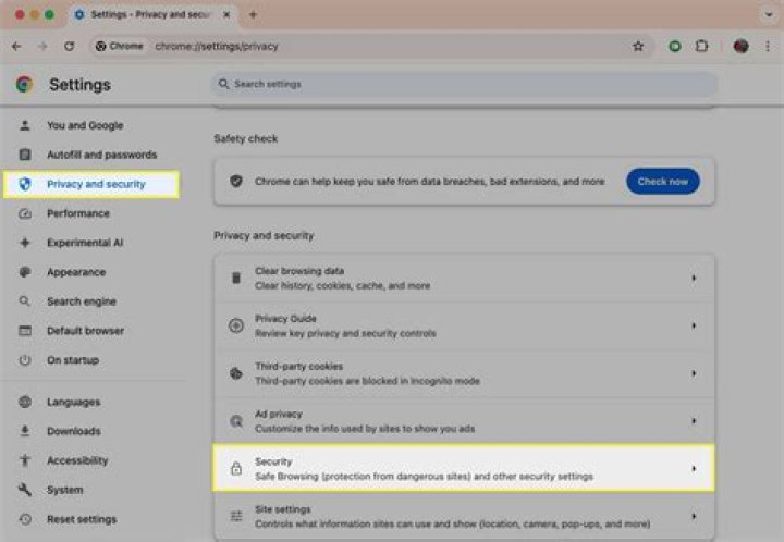 Chrome privacy and security