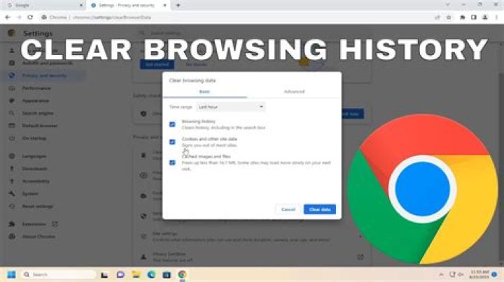chrome more tools clear browsing data chrome error code 224003