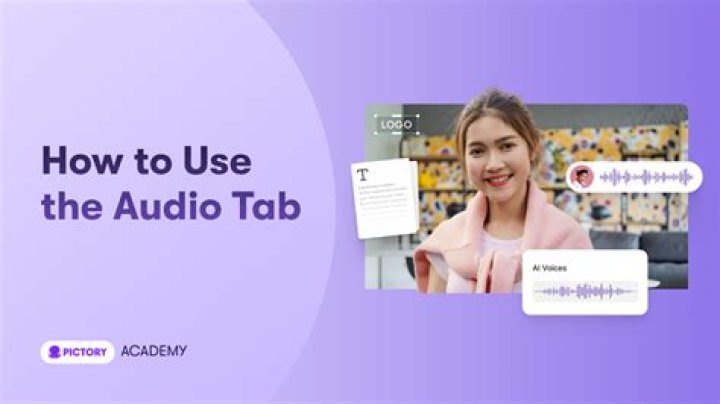 click the audio tab click the audio tab