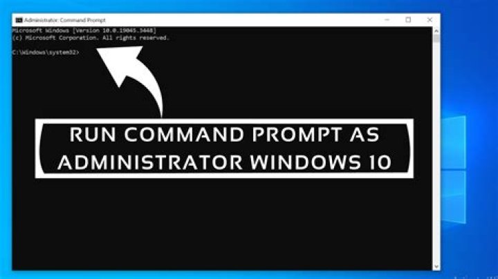 Command Prompt Run as administrator
